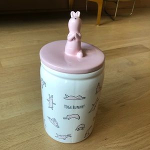 Yoga Bunny Wooly Heads by Magenta canister